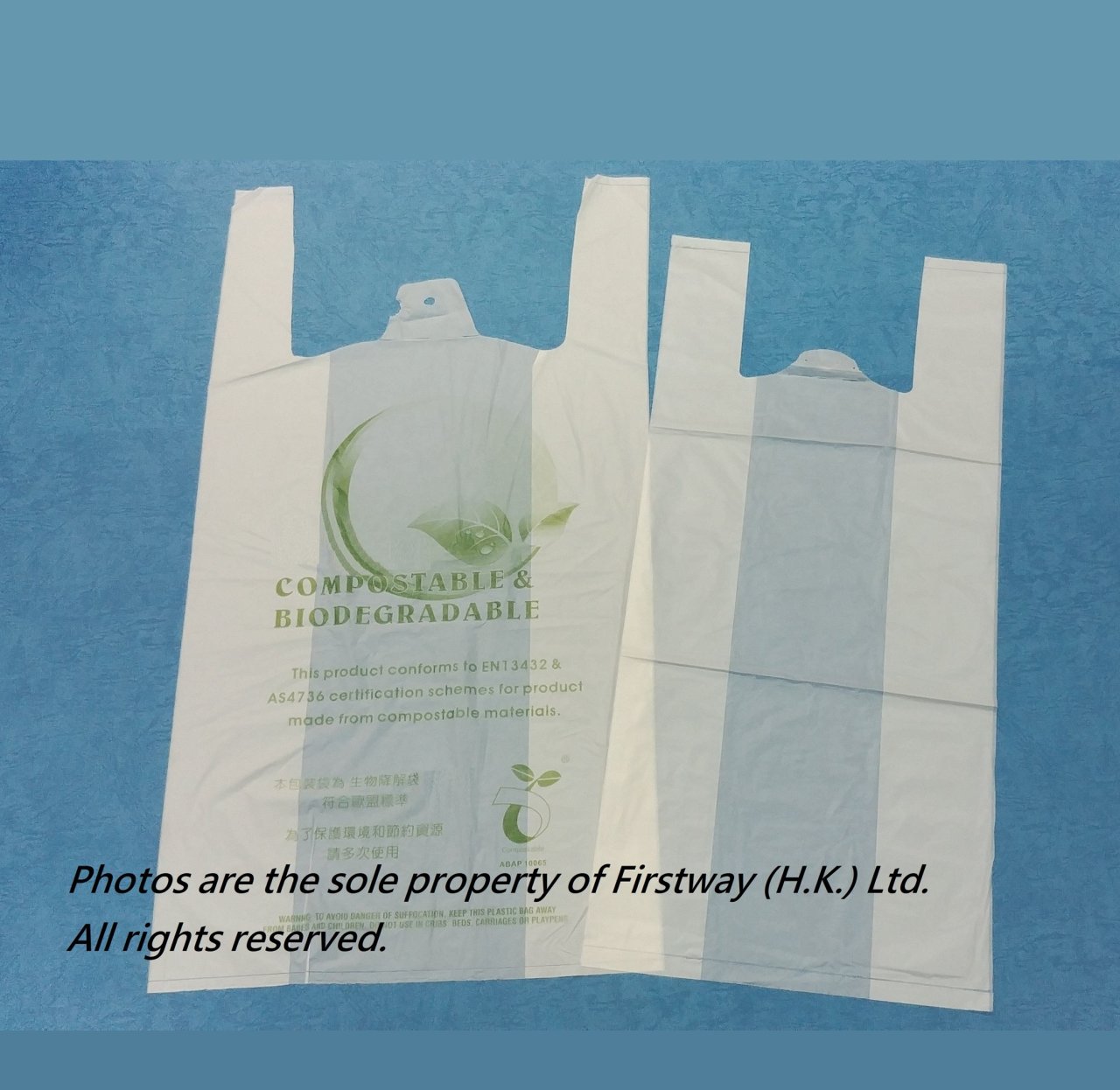 Compoatable T-shirt Bag