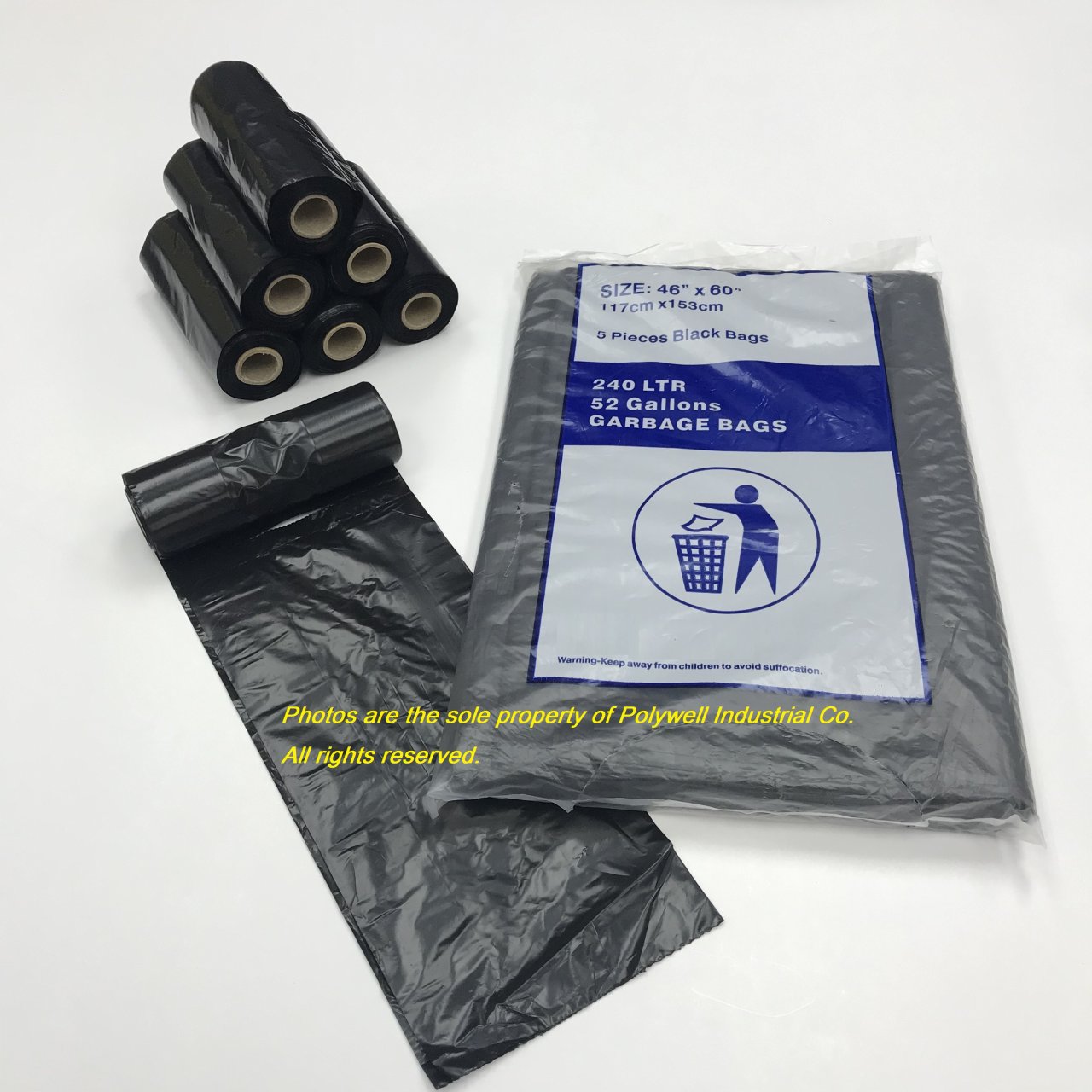 Garbage Bags on Roll